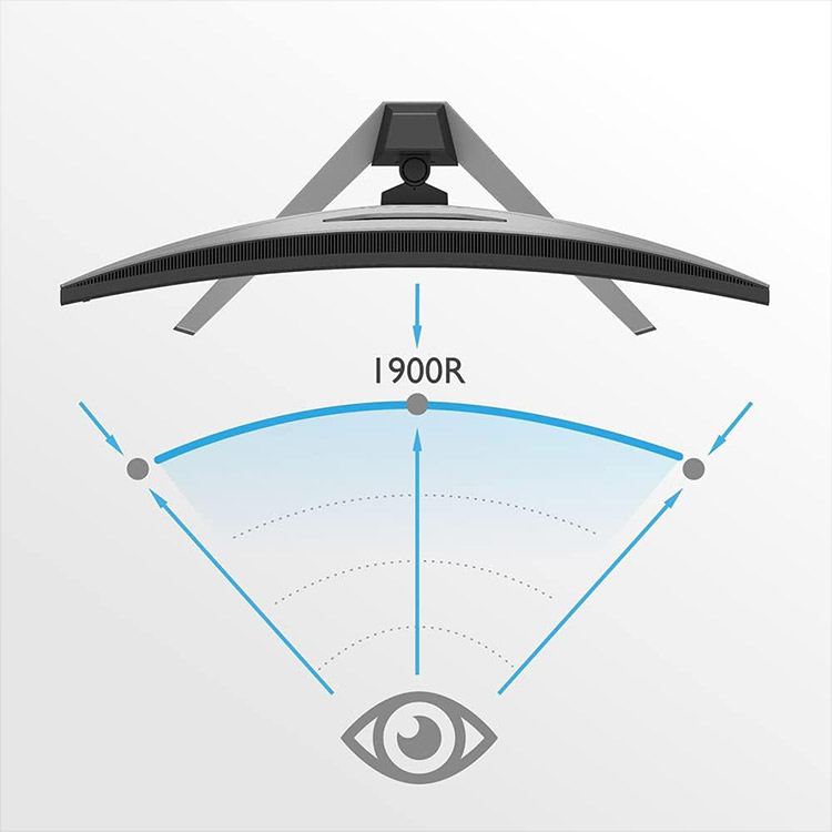 خرید BenQ MOBIUZ EX3415R WQHD Curved Gaming Monitor